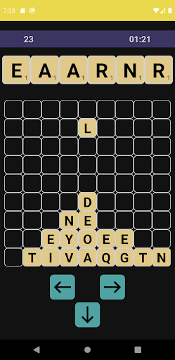 Falling Word Search Screen 2