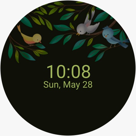 Summer Birds Watch Animated Screen 2