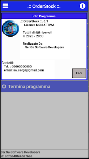 OrderStock Ordine Inventario Screen 3
