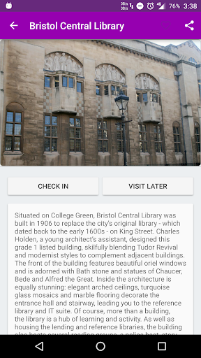 Bristol Unique Guide Screen 2