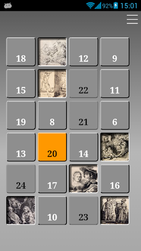Android application Rembrandt Advent Calendar screenshort