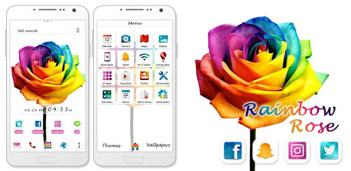 薔薇の壁紙 レインボーローズ Google Play のアプリ