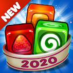 Cover Image of ดาวน์โหลด Candy Cubes 2020: Match 3 Free New Fun Puzzle Saga 1.0.3 APK