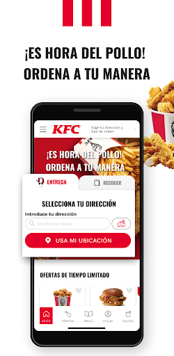 Android application KFC Costa Rica screenshort