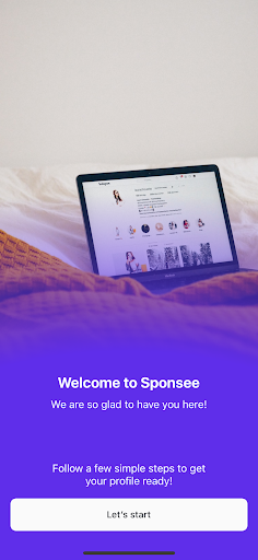 SponseeIN Screen 2