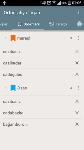 Orfoqrafiya lüğəti - offline