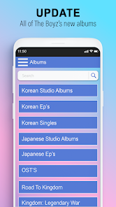 Captura 18 The Boyz Songs: All Lyrics android