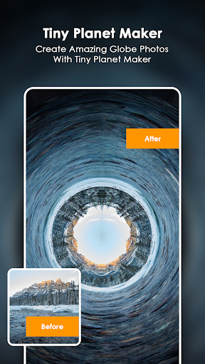 Android application Tiny Planet Maker screenshort