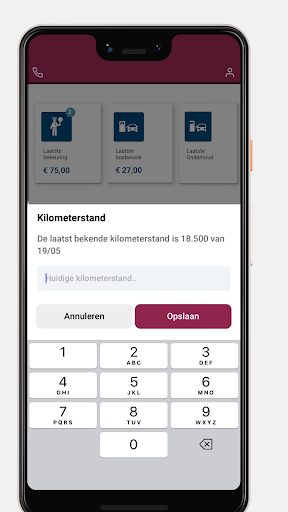 Aspire Berijder App Screen 3