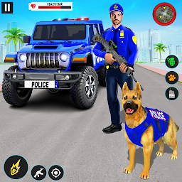Police Dog Crime Jeep Chase