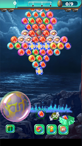 Android application Bubble Shooter Dragon pop screenshort