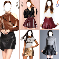 Women Leather Skirt Suits