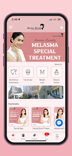 Android application Burma Beauty screenshort