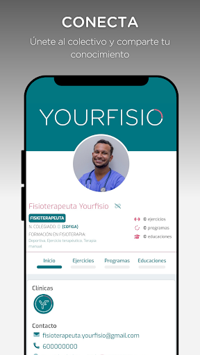 Android application YOURFISIO screenshort