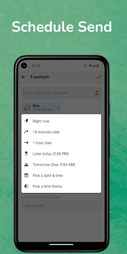 Auto Text: Automatic Message Screen 3