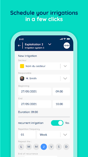 IrrigEasy Screen 2