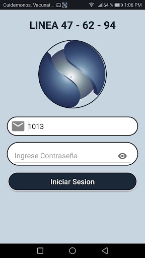 Android application SIRC Linea 47 screenshort