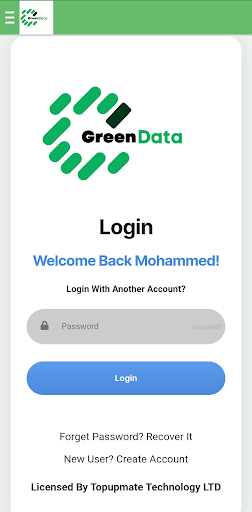 GREENDATA Screen 2