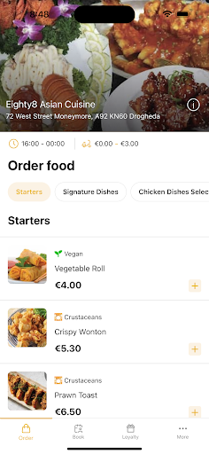 Eighty8 Asian Cuisine Screen 2