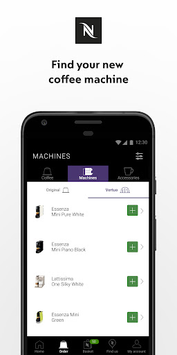 Screenshot of Nespresso Middle East & Africa