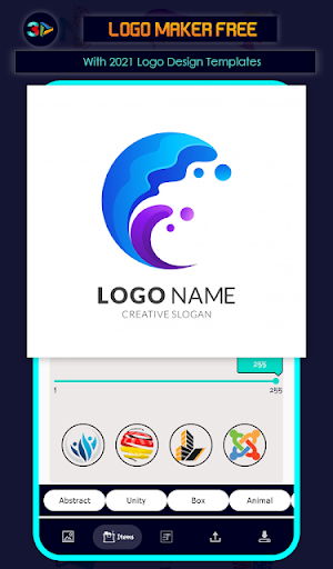 Android application 3D Logos and Design Maker screenshort