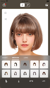 Hairstyle Try On: Bangs & Wigs