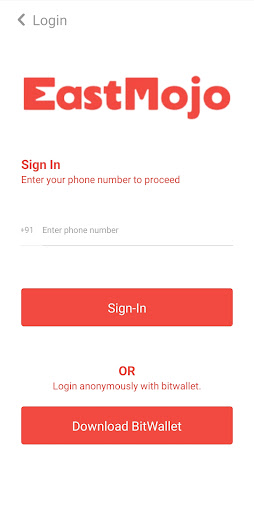 Android application EastMojo screenshort