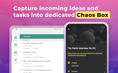 Chaos Control: GTD Organizer &