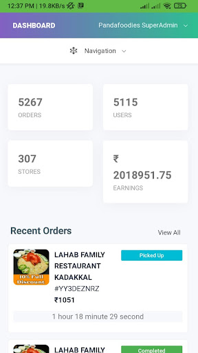 PandaEats - StoreApp Screen 3