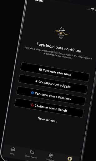 Android application Maycon Barbeiro screenshort
