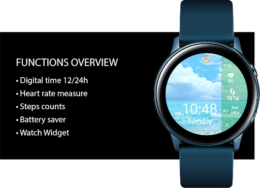 Blue Sky Sea Edge Panel Screenshot 2 - AppWisp.com