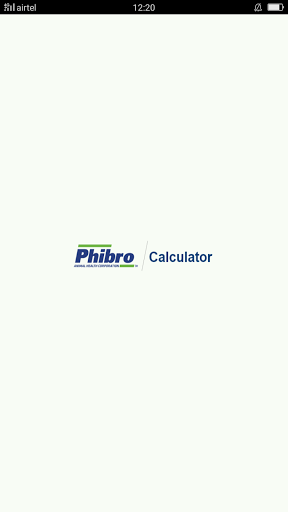 Android application PAHCCalculator screenshort
