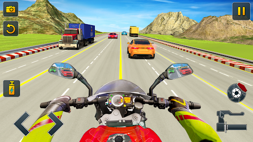 Android application Highway Traffic: Go Bike Rider screenshort