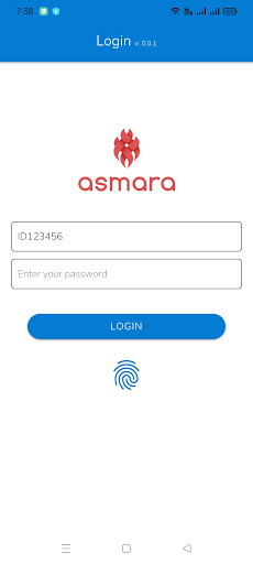 Android application ASMARA screenshort