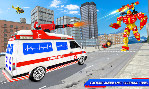 Ambulance Dog Robot Car Game 41 screenshots 4
