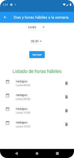agendapp administración Screen 3