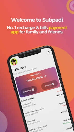 Subpadi - Data and Bill Payment