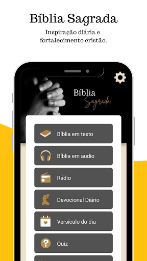 Android application Bíblia Sagrada + Áudio screenshort