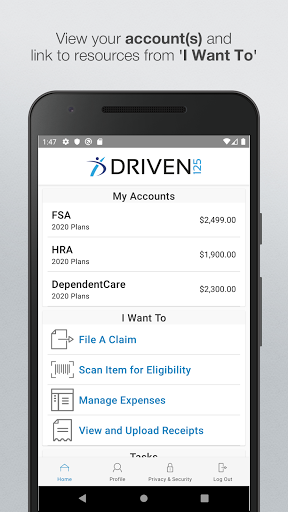 Android application Driven 125 screenshort