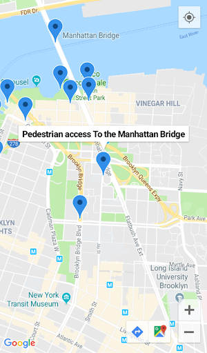 Android application NY attractions screenshort