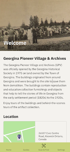 Android application Georgina Village screenshort
