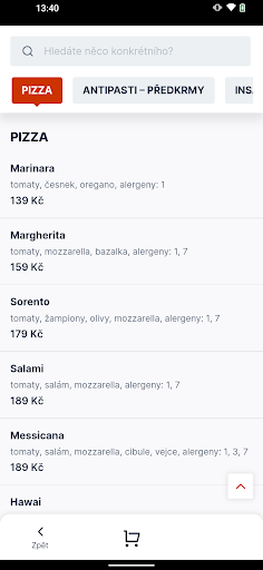 Pizza Parenzo Kladno Screen 2