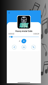 Screenshot 5 tonos de llamadas heavy metal android