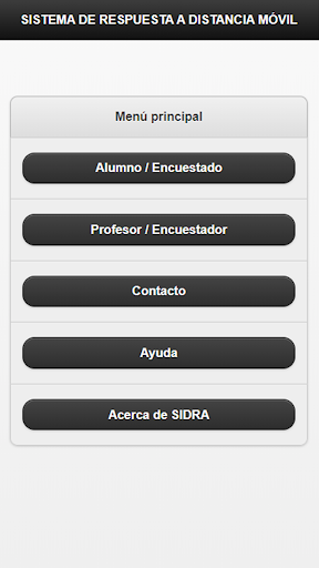 Android application SIDRA screenshort