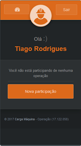 Android application Qr Code Carga Máquina screenshort