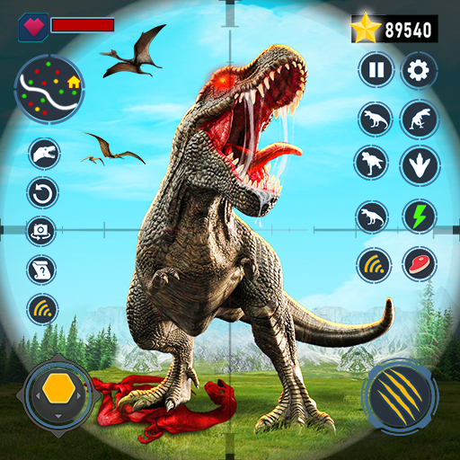 Dinosaur Games Hunting Gun 3D logo