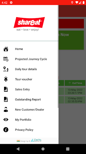 Android application Innovative iAttendance screenshort