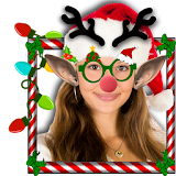Merry Christmas Face Camera icon