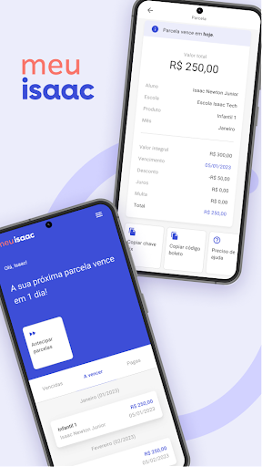 Android application meu isaac screenshort