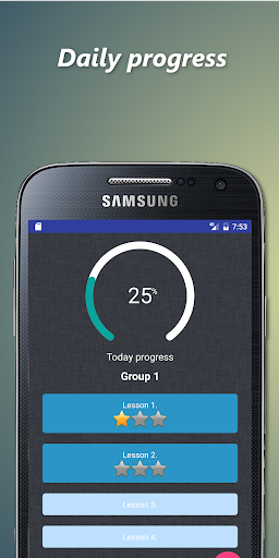 Android application Spanish intermediate learning screenshort